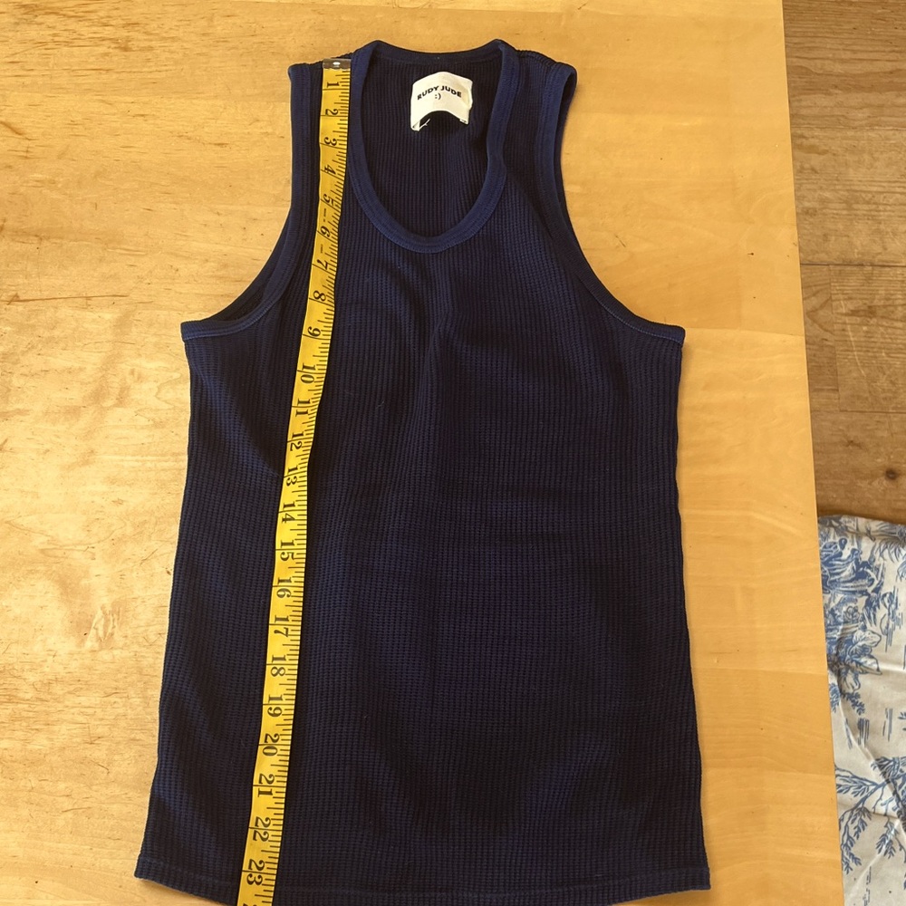 Rudy Jude Navy Tank Top size Small